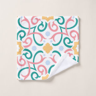 Mosaic/pastel/spring  wash cloth