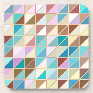Mosaic - Pastels and earth tones Coaster