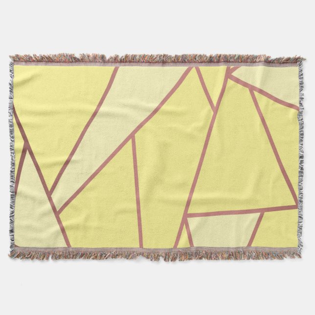 Mosaic Pattern 9 Throw Blanket (Front)
