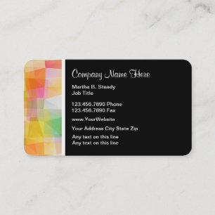 Mosaic Pattern Business Cards