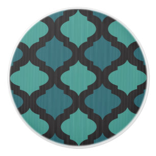 Mosaic pattern in arab style ceramic knob