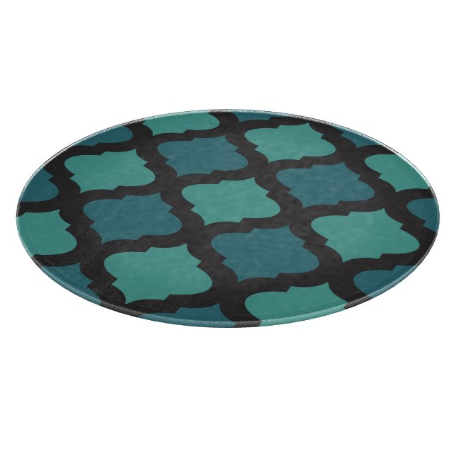 Mosaic pattern in arab style cutting board (Corner)