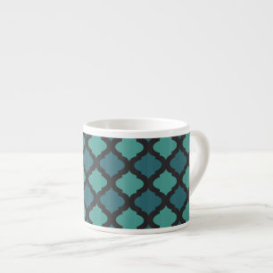 Mosaic pattern in arab style espresso cup