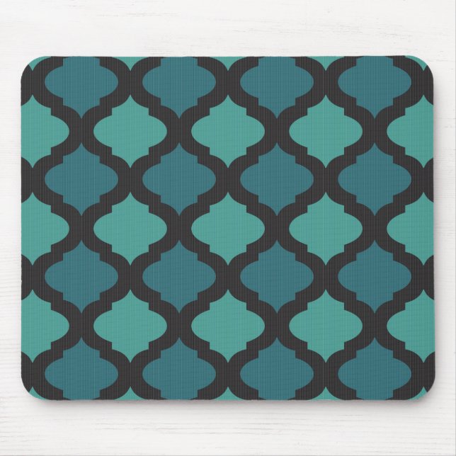 Mosaic pattern in arab style mouse mat (Front)