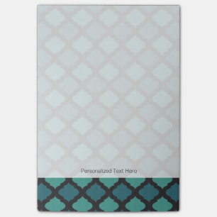 Mosaic pattern in arab style post-it notes