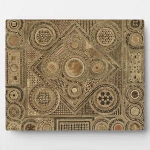 Mosaic Pavement Before the Altar, plate A from 'We Plaque