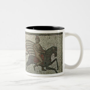 Mosaic pavement from the Roman villa at Low Two-Tone Coffee Mug