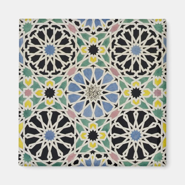 Mosaic Pavement in the Alhambra, from 'The Arabian Magnet (Front)