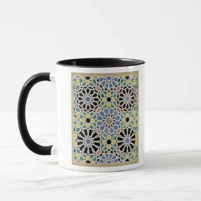 Mosaic Pavement in the Alhambra, from 'The Arabian Mug (Left)