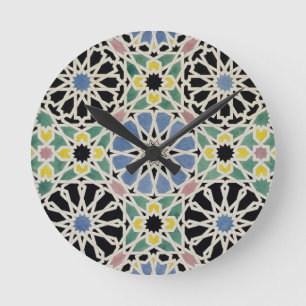 Mosaic Pavement in the Alhambra, from 'The Arabian Round Clock