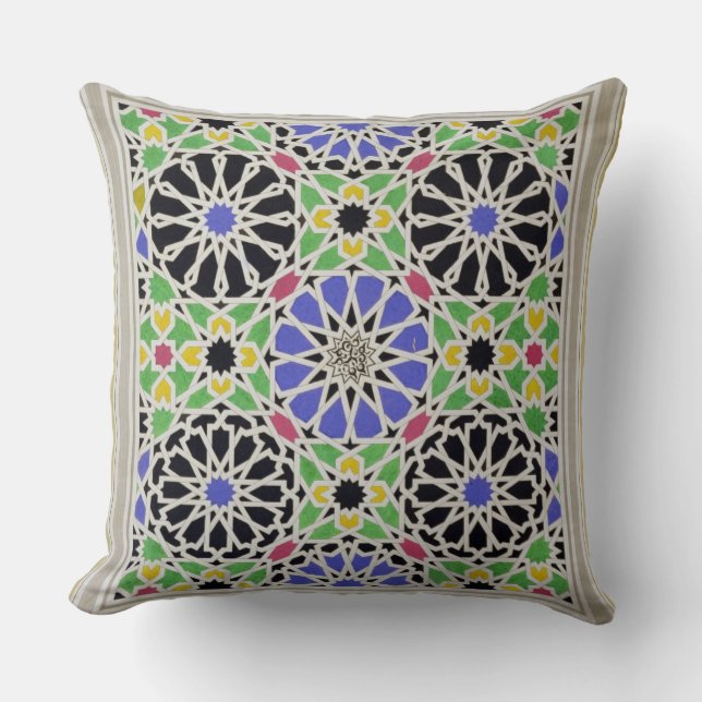 Mosaic pavement in the dressing room of the Sultan Cushion (Front)