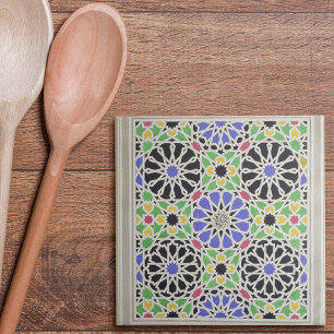 Mosaic pavement in the dressing room of the Sultan Tile