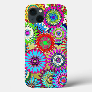 Mosaic Pinwheels iPhone 13 Case