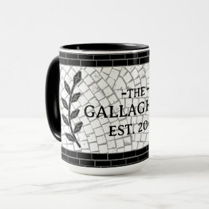 Mosaic Print Personalised Name Mug