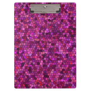 Mosaic Purple Pink Clipboard