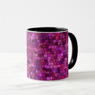 Mosaic Purple Pink Mug