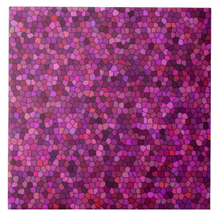 Mosaic Purple Pink  Tile