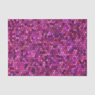 Mosaic Purple Pink  Tissue Paper