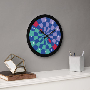 Mosaic Radiance Large Clock