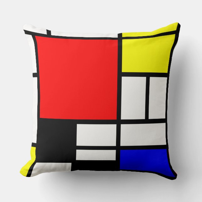 MOSAIC rectangles squares coloured I + your ideas Cushion (Front)