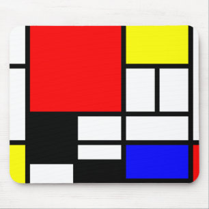 MOSAIC rectangles squares coloured I + your ideas Mouse Mat