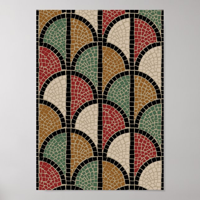 Mosaic – Roman (Pompeii) Poster (Front)