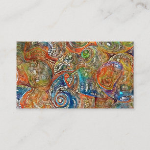 Mosaic Seashells Business Card