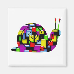 mosaic snail magnet
