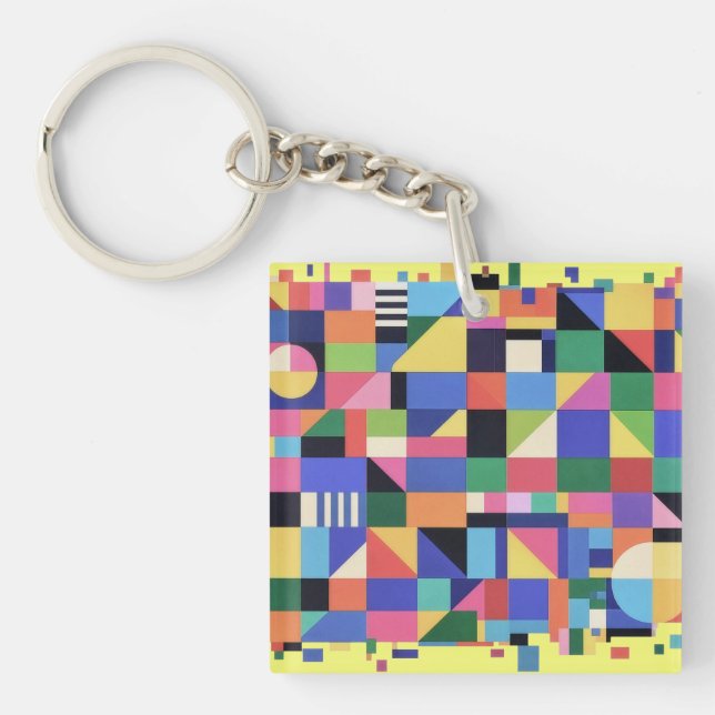 Mosaic Spectrum Key Ring (Front)