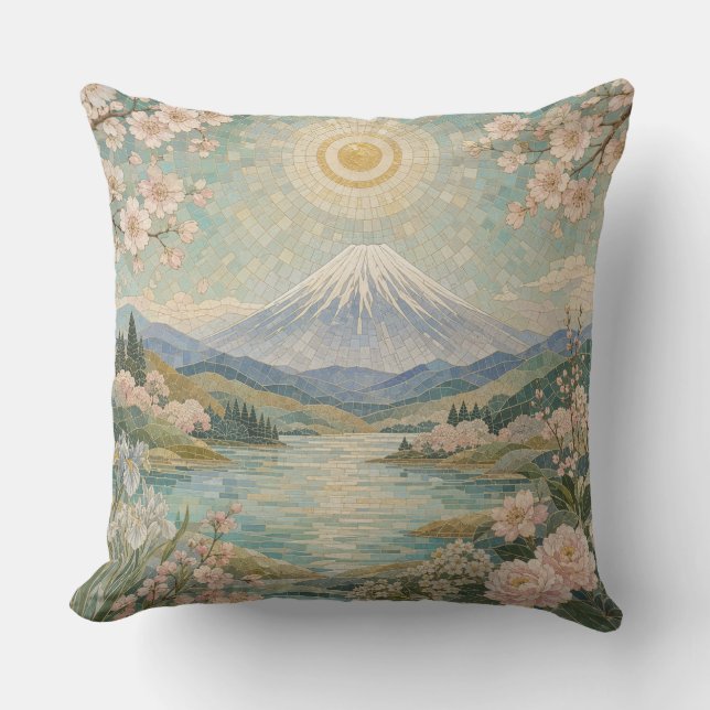 Mosaic Spring Serenity Cushion (Front)