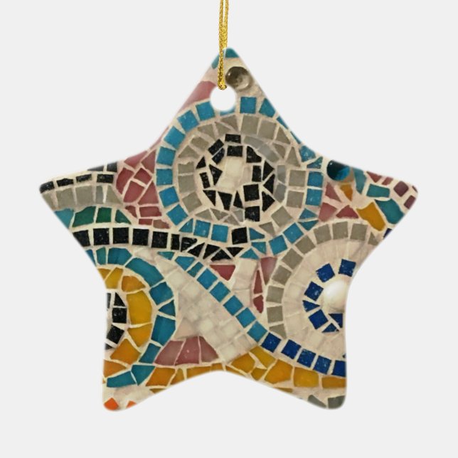 Mosaic Star Ornament (Front)