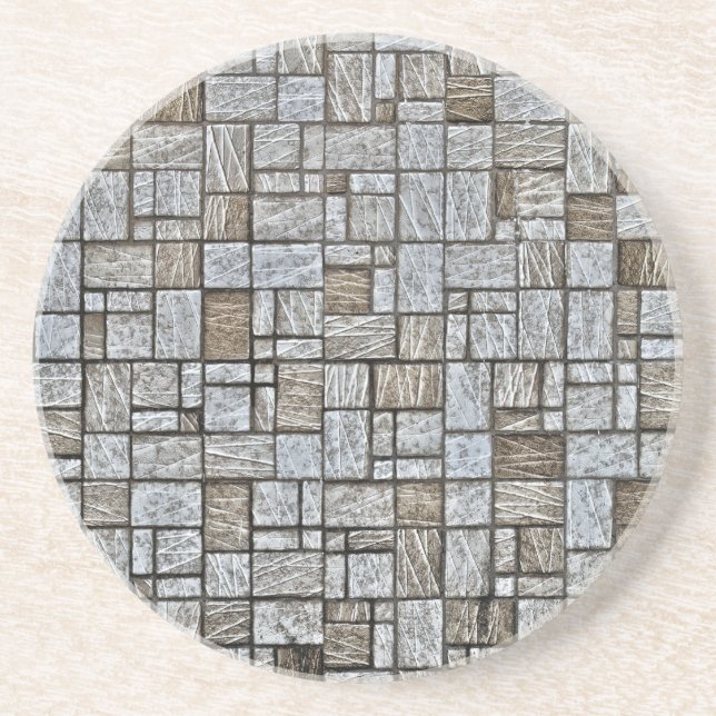 mosaic stone coaster set (Front)