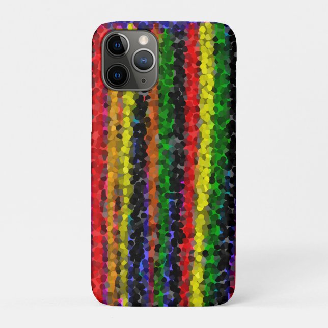 Mosaic Stripes iPhone / iPad case (Back)