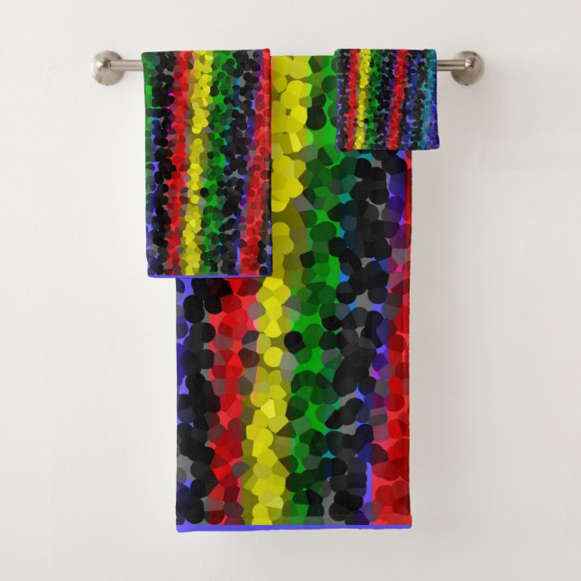 Mosaic Stripes Towel (Insitu)