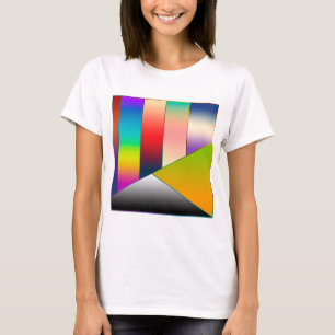 MOSAIC stripes triangles coloured II + your ideas T-Shirt