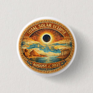 Mosaic Style 2027 Eclipse 3 Cm Round Badge