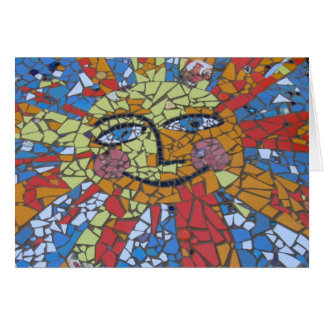 Mosaic Sun Card
