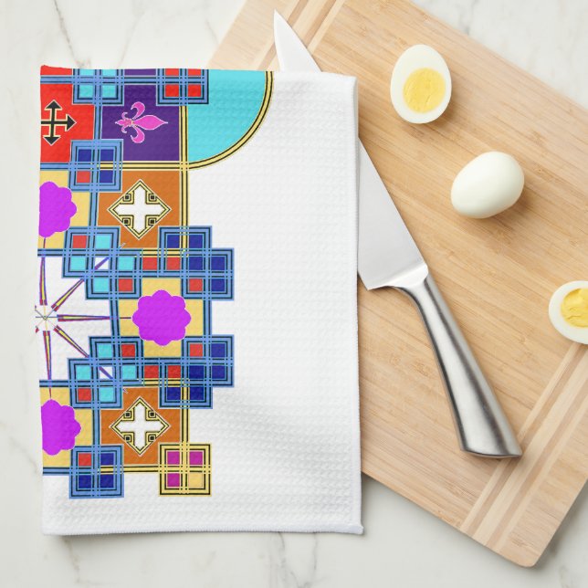 Mosaic Tea Towel (Quarter Fold)