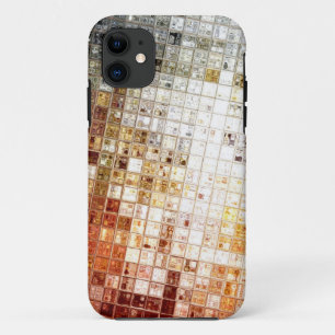 Mosaic textures graphic vintage iPhone 11 case