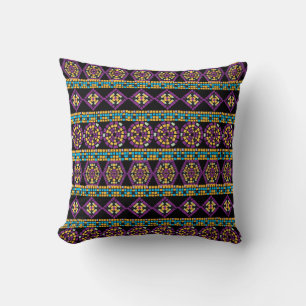 Mosaic throw pillow