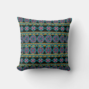 Mosaic throw pillow