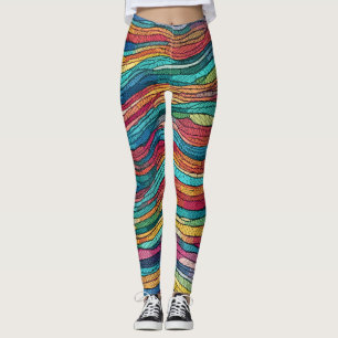 Mosaic Tide Leggings