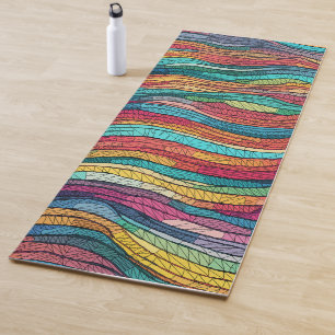 Mosaic Tide Yoga Mat