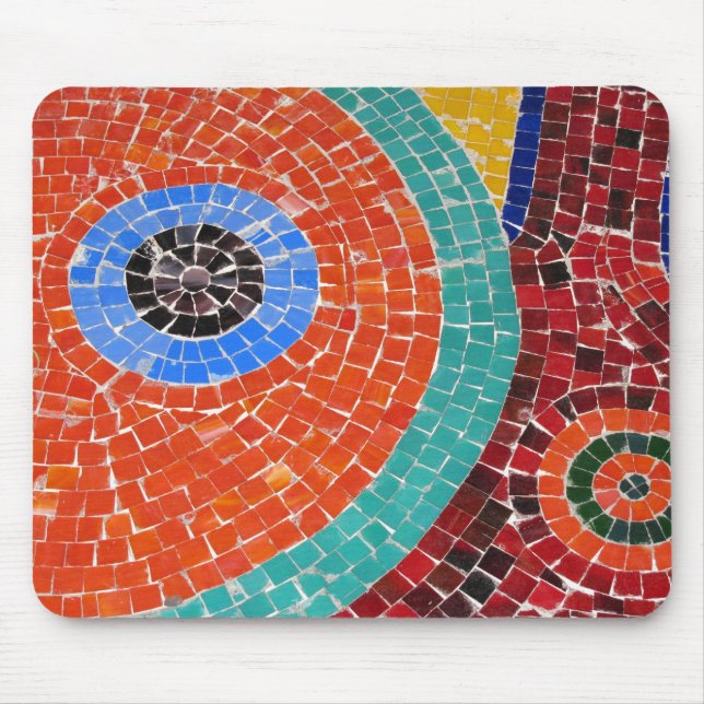 mosaic tile art mouse mat (Front)