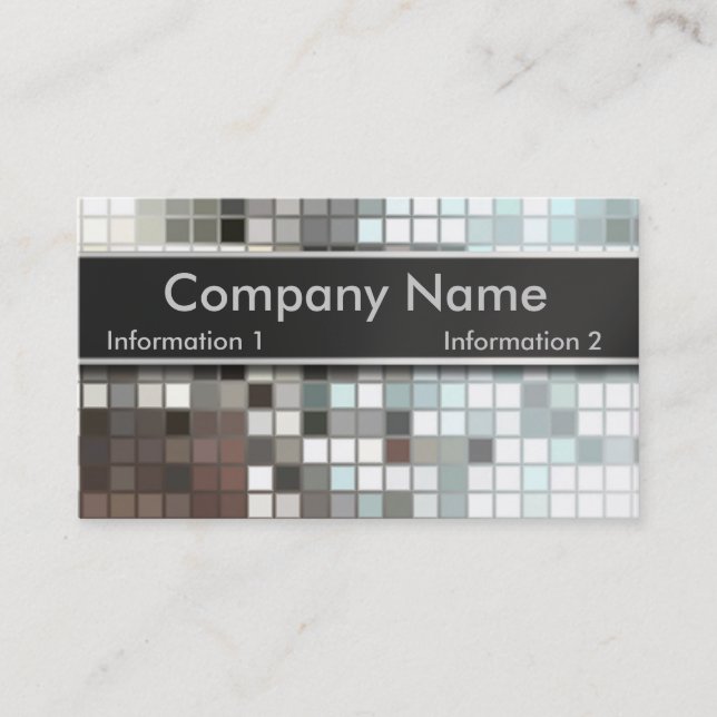 Mosaic Tile Business Cards (Front)