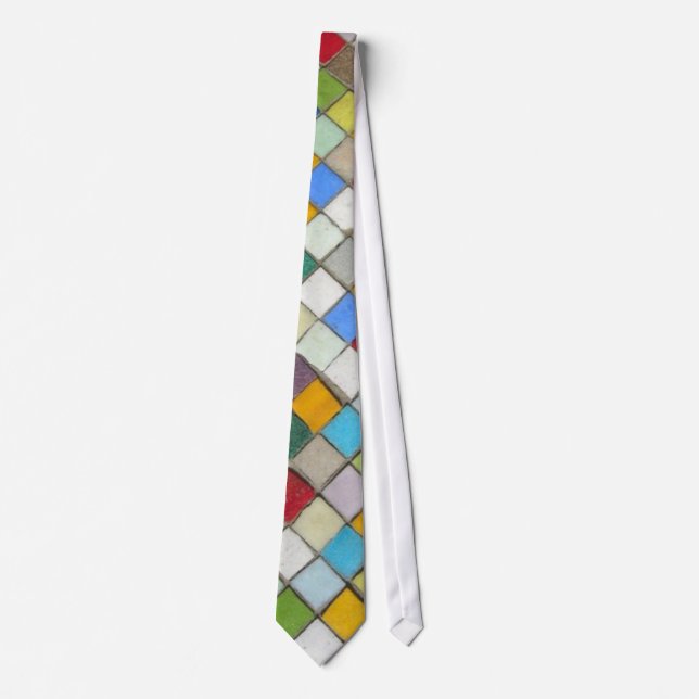 Mosaic Tile Design Necktie (Front)