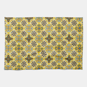 Mosaic Tile Pattern Kitchen Towels