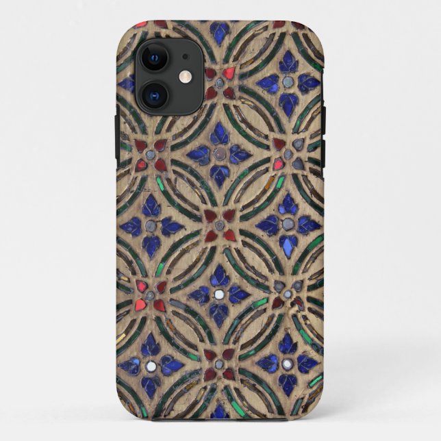 Mosaic tile pattern stone glass Moroccan photo Case-Mate iPhone Case (Back)