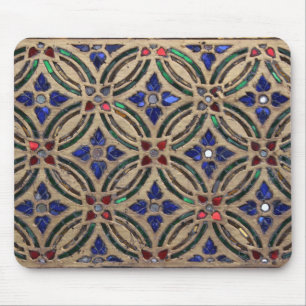 Mosaic tile pattern stone glass Moroccan photo Mouse Mat