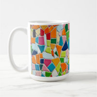 mosaic tiles coffee mug